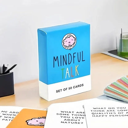 "Connective Threads: Premium Conversation Card Game for Mindful Engagement"