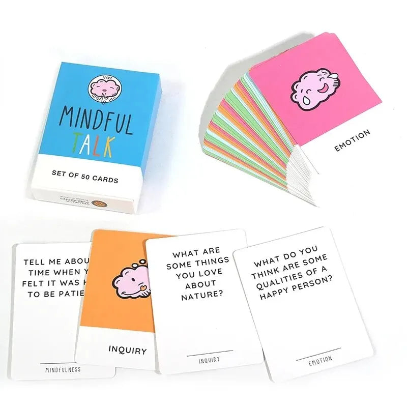 "Connective Threads: Premium Conversation Card Game for Mindful Engagement"