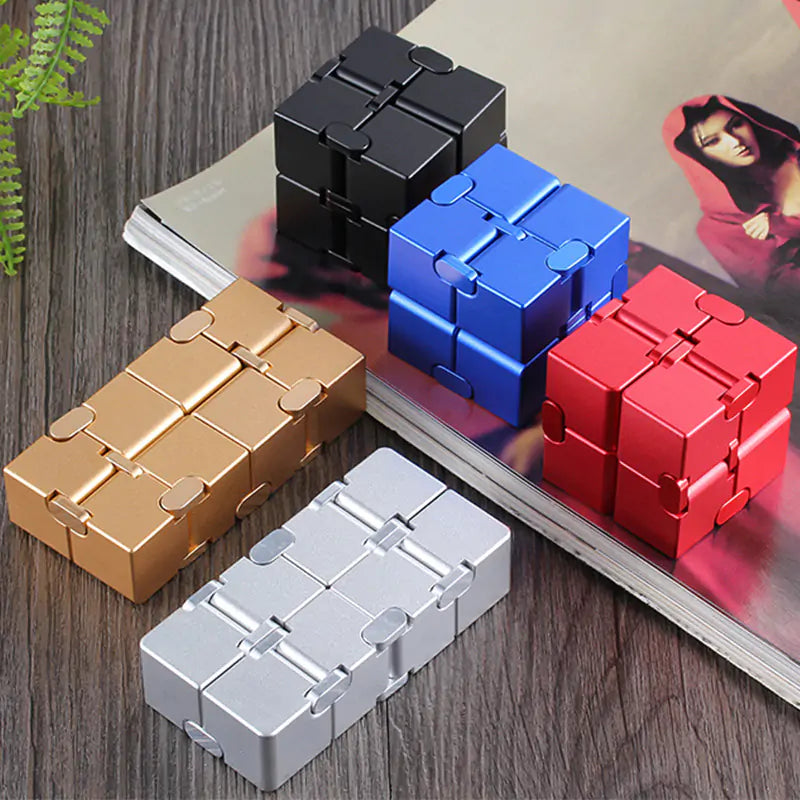 MetaCalm Infinity Cube: Premium Portable Stress Relief Fidget Toy