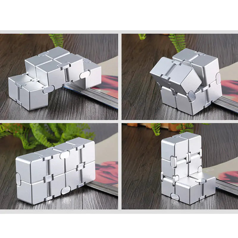 MetaCalm Infinity Cube: Premium Portable Stress Relief Fidget Toy